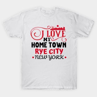 I love Rye City New York T-Shirt